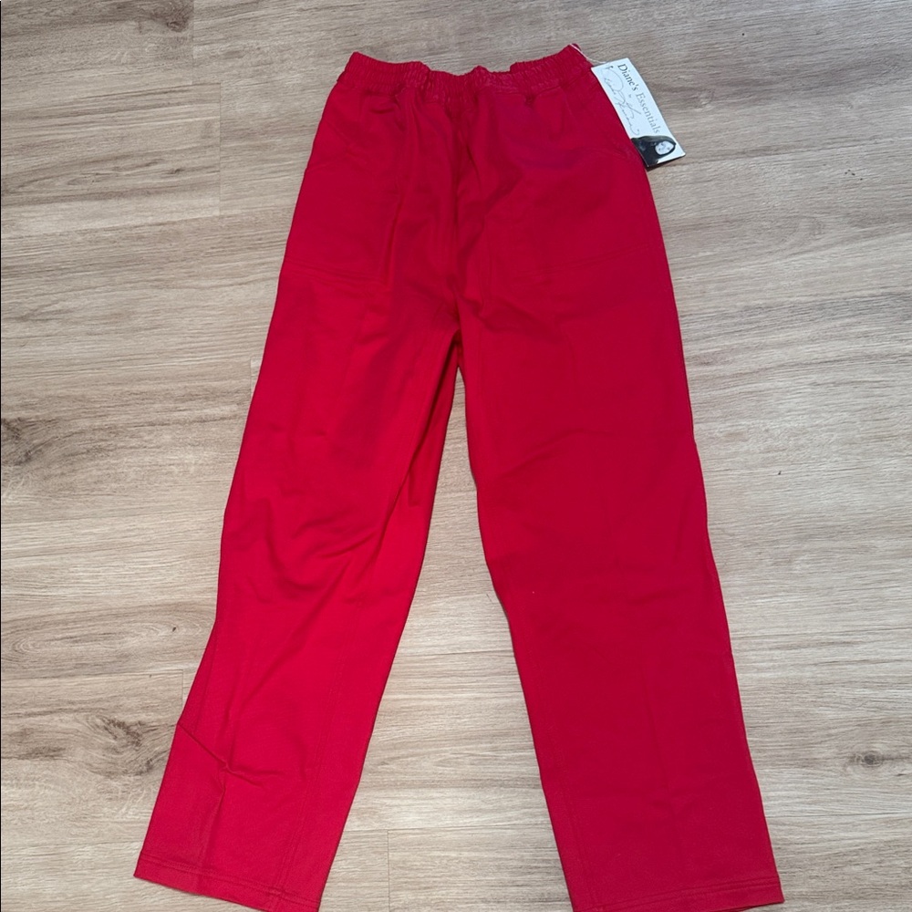 Essentials Red Women's Pants